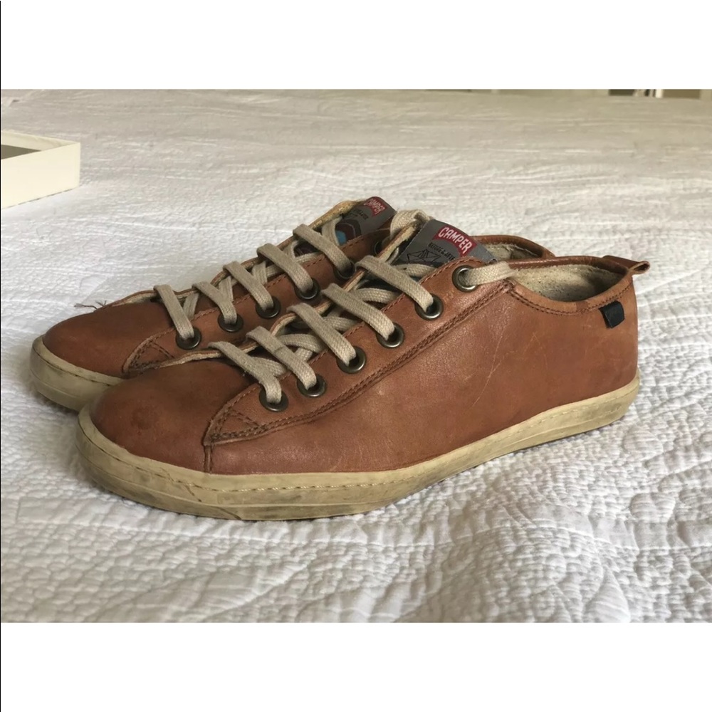Camper - Imar Lace Up Brown Sneakers - Women's 10 - 20442-080